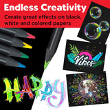 Faber-Castell Black Edition Colored Pencils - Black Wood and Super Soft Core Lead, Coloring Pencils for Kids & Teens