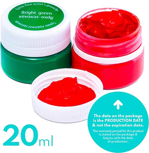Nevskaya Palitra St. Petersburg, Master Class, Extra Fine Artists Gouache Color Paint Set of 16 x 20 ml jars