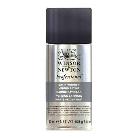Winsor & Newton Artist Satin Varnish Fixative Aerosol Spray , 150 ml