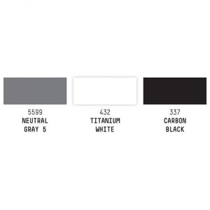 Lefrance Acrylic Markers Set of 3, 2-4 mm tip size , Nonochrome Colors