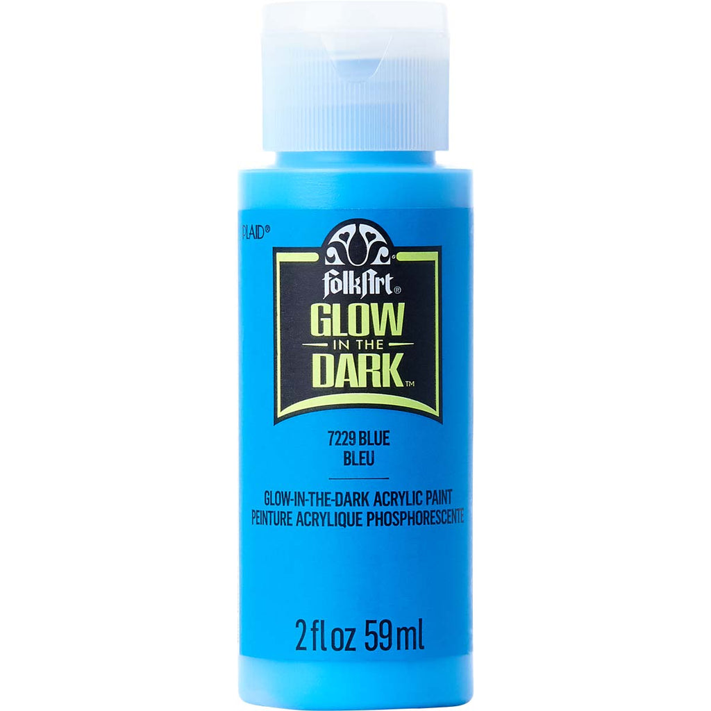 Folk Art ( Plaid ) Glow in the Dark Acrylic Colors  59 ml ( 7 shades )