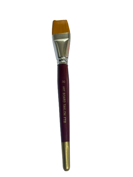 Art Broad Taklon Flat Brush for Glaze Wash . Size 30