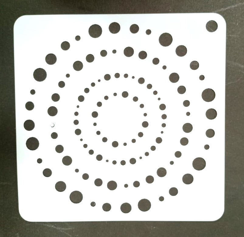 Plastic Stencil  5" x 5" ( 43 Designs )