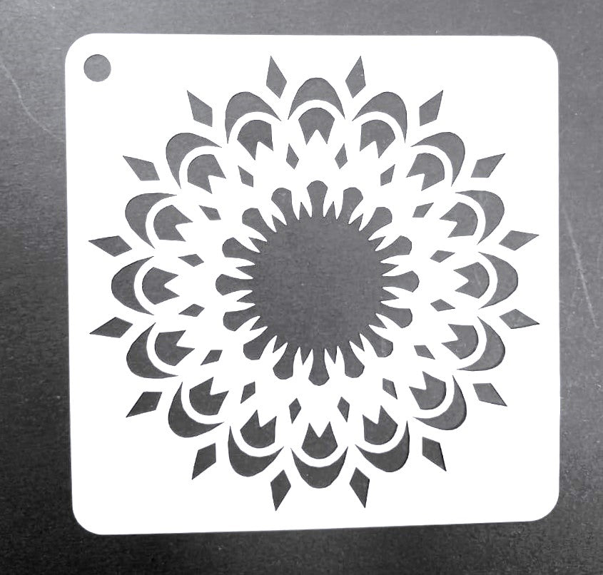 Plastic Stencil  5" x 5" ( 43 Designs )