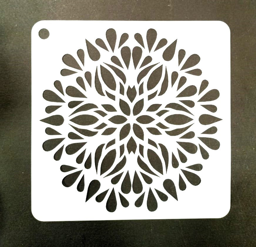 Plastic Stencil  5" x 5" ( 43 Designs )