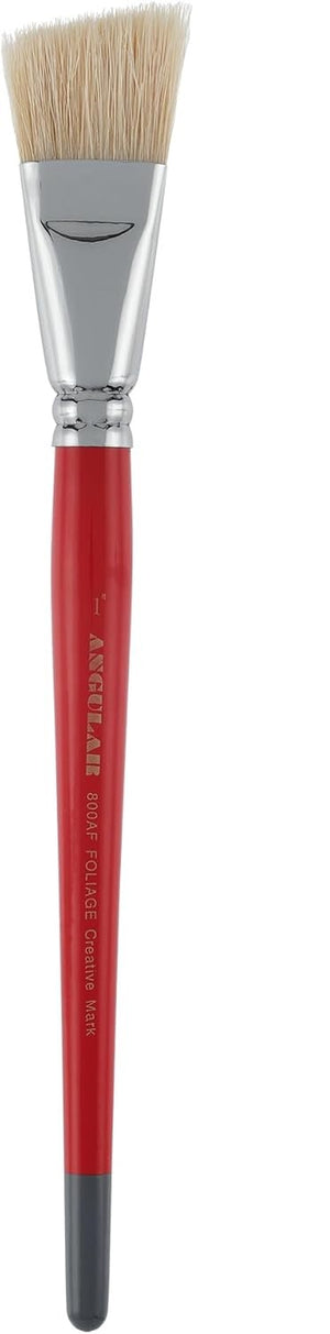 Creative Mark Foliage Angular Bristle Hair Brush ,  Sr 800AF  , Size 1"