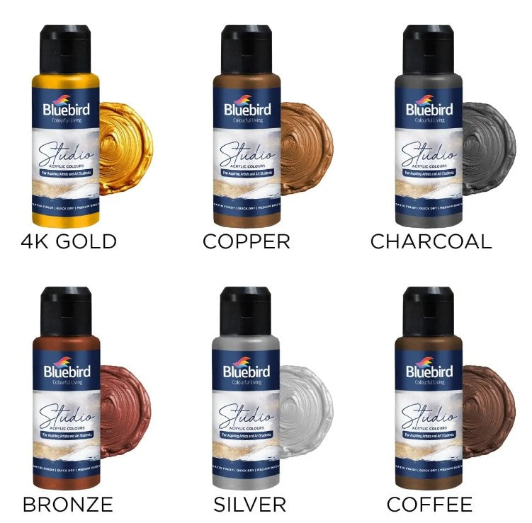 Bluebird Studio Acrylic Color Sets ( Student Craft Series ) 25 ml and 100 ml