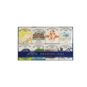 Winsor & Newton Drawing Ink Set,  William Collection  14 ml / Set of 8