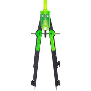 Faber Castell Quick-set compass with lever mechanism, black/green