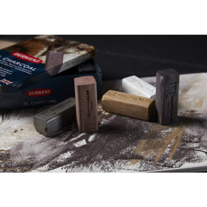 XL Charcoal Blocks, Metal Tin, 6 Count