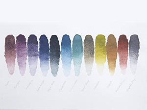 Derwent Graphitint Watercolor Paint Pan Set  of 12 cakes