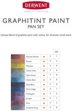 Derwent Graphitint Watercolor Paint Pan Set  of 12 cakes
