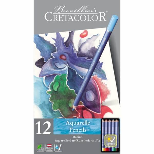 Cretacolor  Marino, Watercolor Artist Pencils , Set of 12 & 24 & 36
