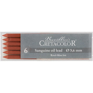 Cretacolor  Rubella Sanguine Artistic Lead  5.6 mm (pkt of 6) (2 Types)