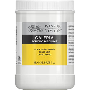 Winsor & Newton Galeria Black Gesso Primer 1 Lt