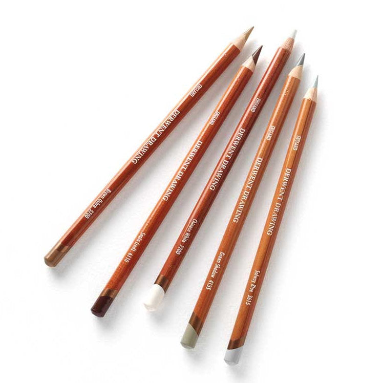 Derwent Drawing Pencil ( Colored Charcoal ) Loose and Set