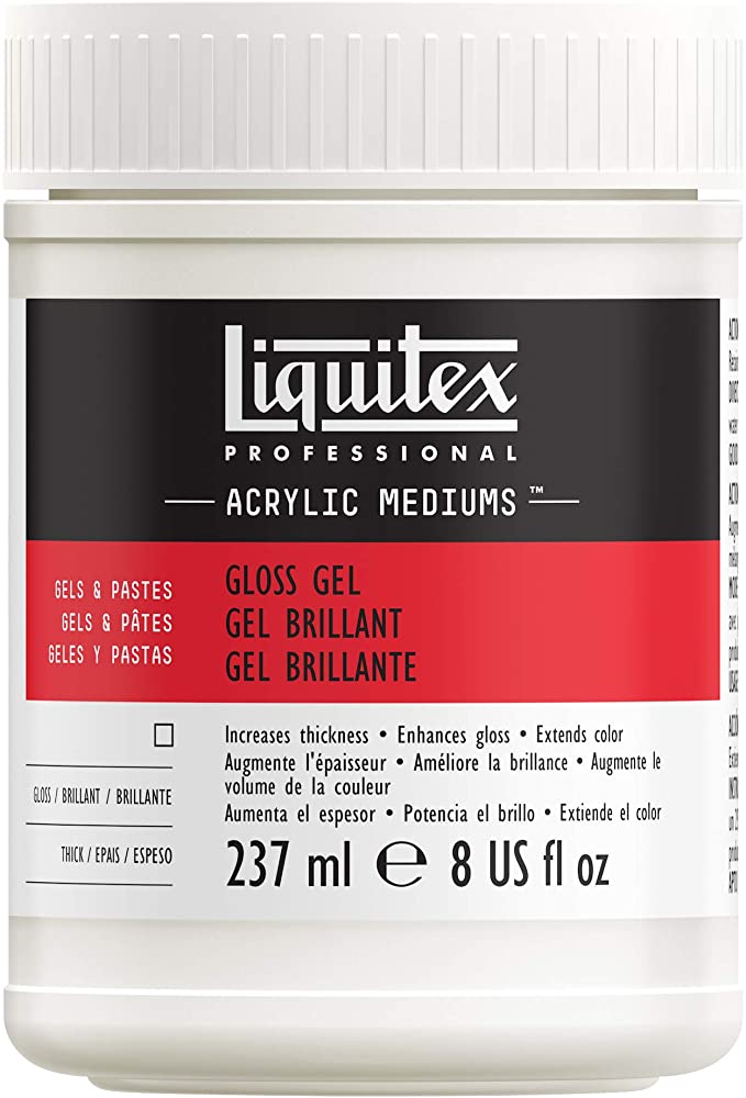 Liquitex Gloss Gell Medium 237 ml Jar for Acrylic
