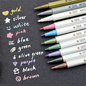 STA Metallic Marker Set (Set of 10)