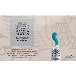 Winsor & Newton Designer Gouache Color Tube Set  6 x 14 ml Tube
