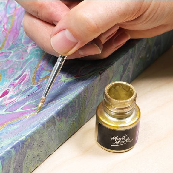 Monte Marte Gold Foil Paint Premium 20ml (0.68oz) – Rung