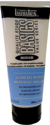 Liquitex Basics Gloss Gel Medium  200 ml