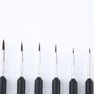 Keep Smiling Min Detail Liner Brush Set of 6 pc