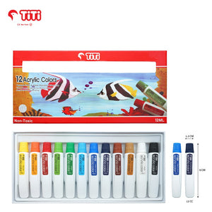 Tit Acrylic Color Set , 12ml Tubes