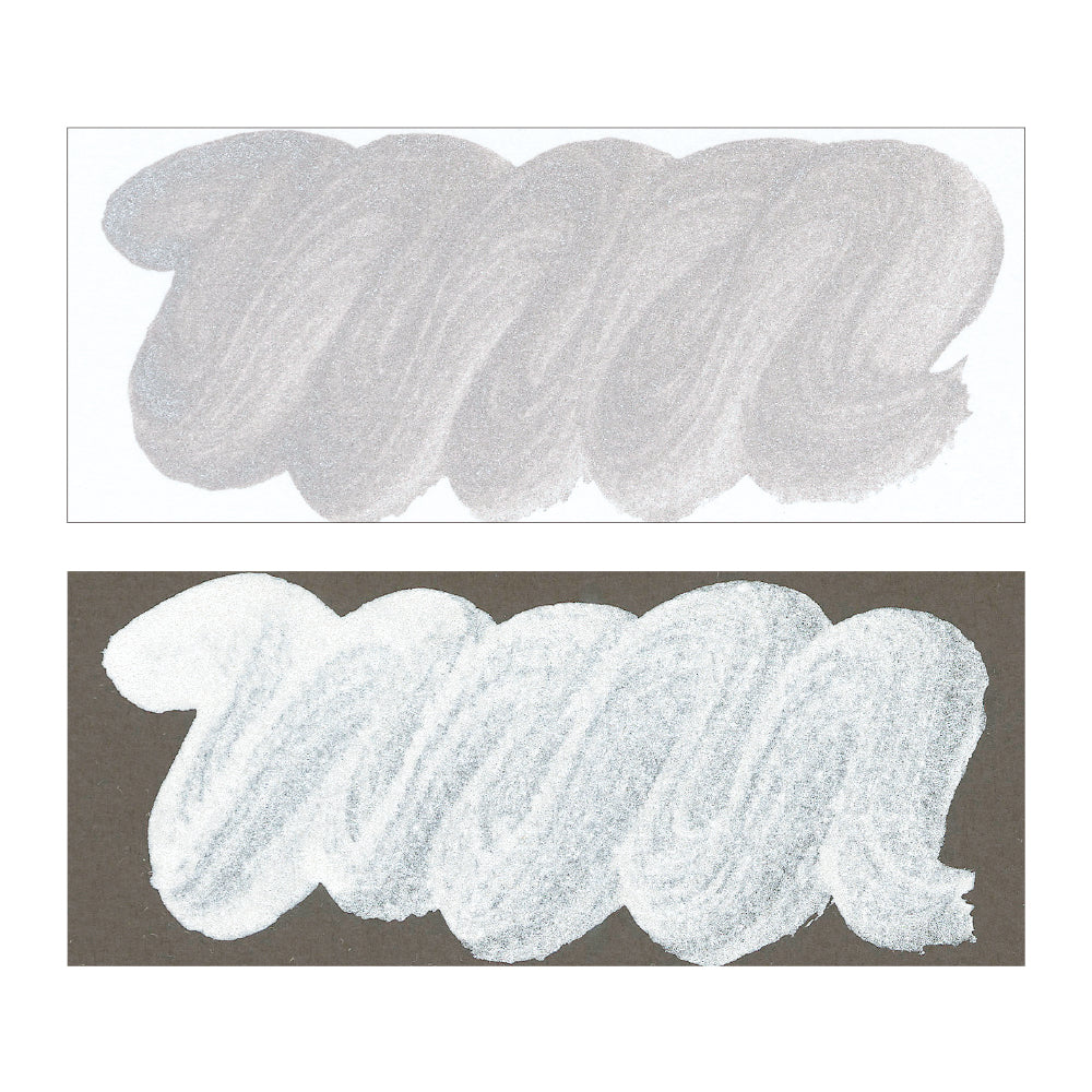 Zig Kuretake Mica Drawing Ink, GOLD and SILVER