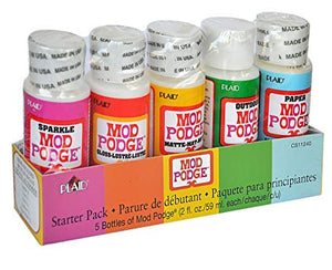Mod Podge Glue Starter Set of 5 pc  -  59 ml