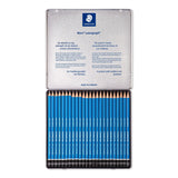 Staedtler Mars Lumograph Drawing Pencil Set of 24  ,  10H - 12B