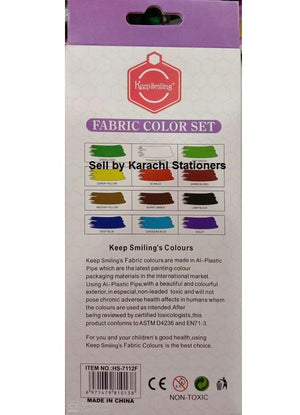 Keep Smile Fabric Color Set of 12