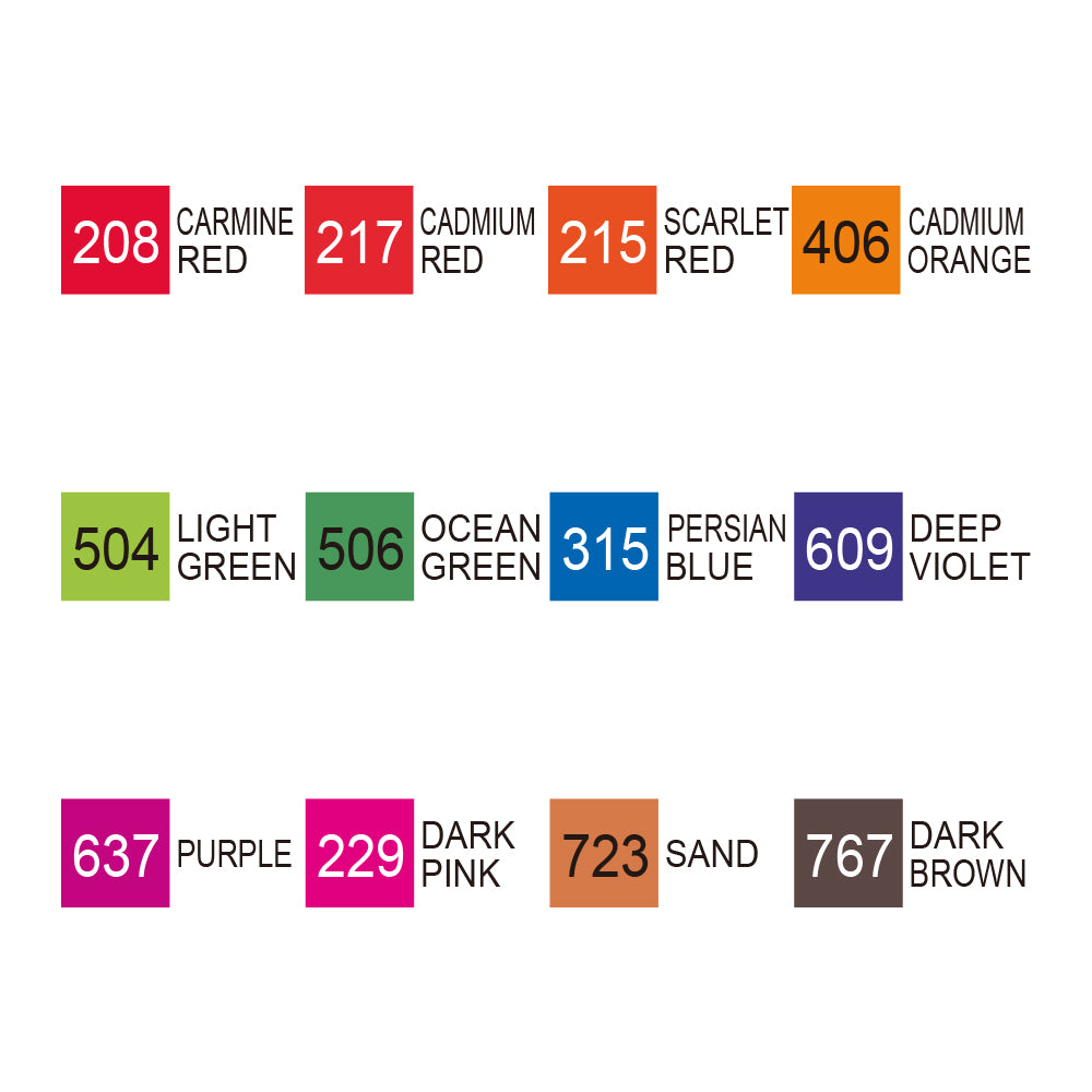 KURECOLOR TWIN WS 12 colors set