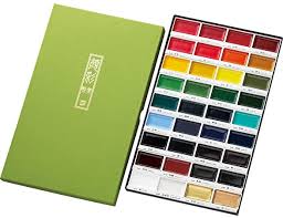 Zig Gensai Tambi Water Color Set ( 5 sizes )