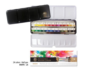 Mungyo Professional Water Color Cake Set of 12 , 24 & 48