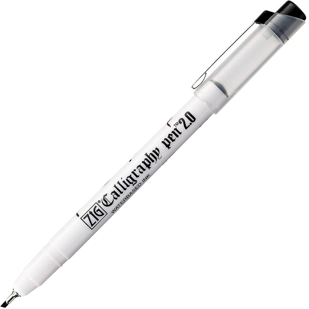Zig Calligraphy Pen Oblique Tip ( 3 sizes 4 Colors each )
