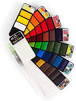 Portable Palette Water Color Cake Set