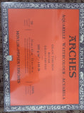 Arches Water Color Block , Satin/Hot Pressed Grian and Rough Grain , 300 gr, 20 sheets