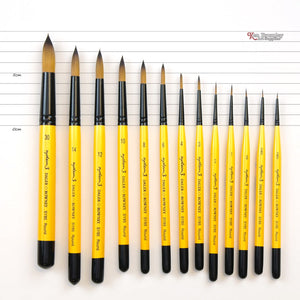 Dale Rowney System 3 Acrylic Round Watercolor Brush SY 85