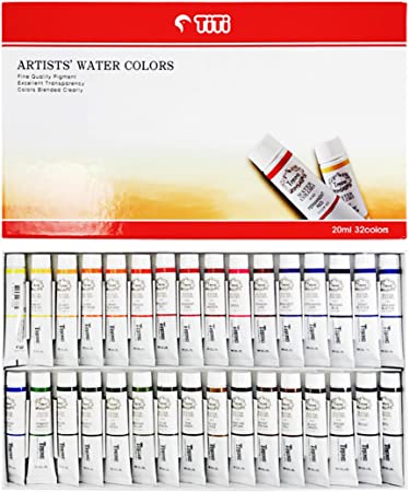 Ladoga Artist's Water Colour Cake Set of 24 (Made in Russia) - Sitaram  Stationers