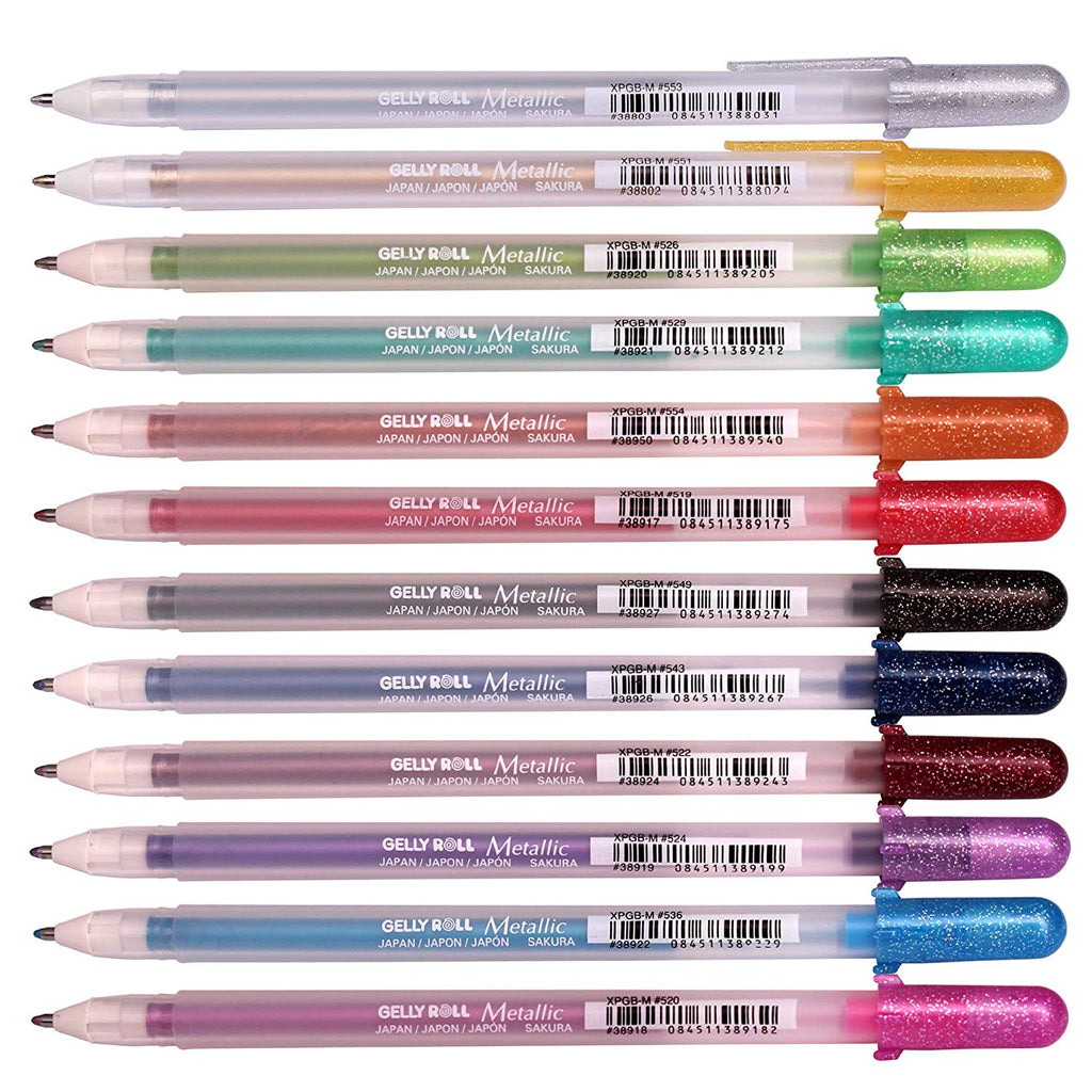 Sakura Jelly Roll Metallic Set of 12 Colors