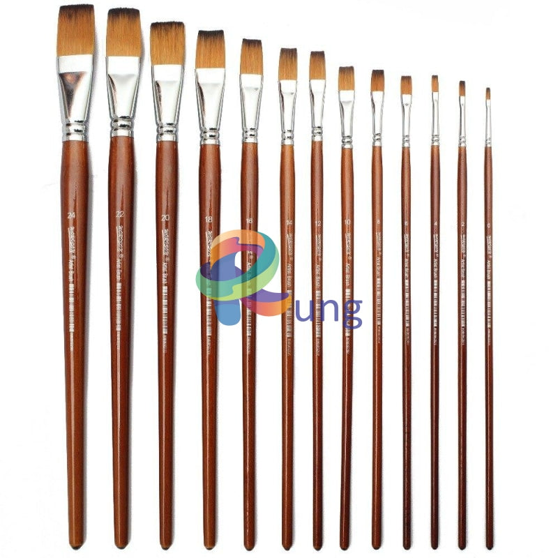Brush Set Flat Shape Brushes