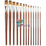 Brush Set Flat Shape Brushes