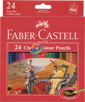 Classic Color Pencil Set Of 24 Pencils