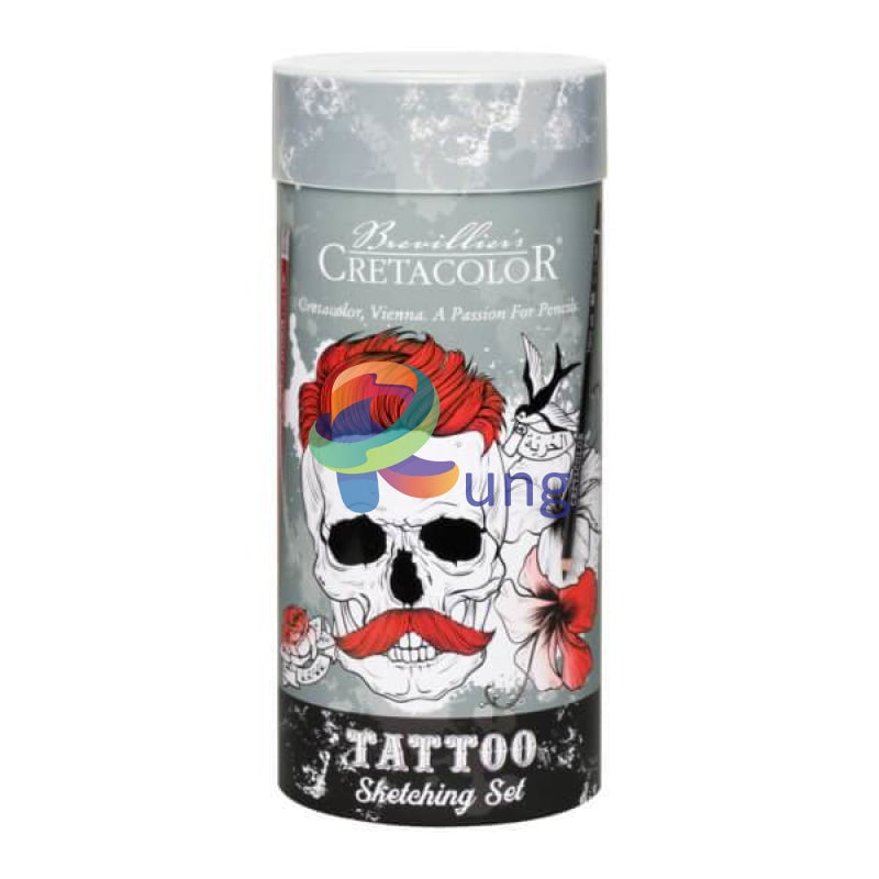 Cretacolor Tattoo Sketching Set Charcoal & Graphite