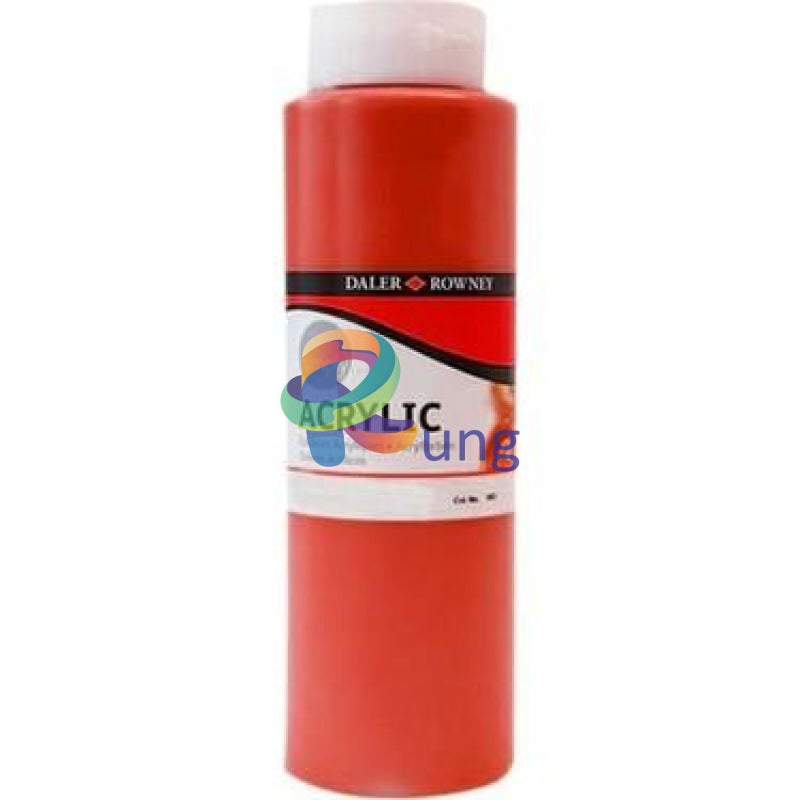 Daler Rowney Simply Acrylic Color Jar 750 Ml Brilliant Red
