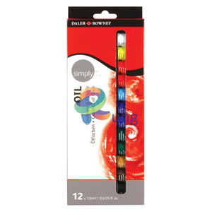 Daler Rowney Simply Oil Color Tube Set Of 12 & 24