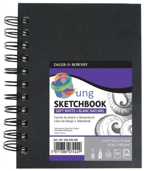 Daler Rowney Simply Spiral Sketchbook 4 sizes