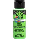 Folk Art Glow In The Dark Acrylics 59 Ml Green Acrylic Color