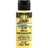 Folk Art Glow In The Dark Acrylics 59 Ml Yellow Acrylic Color