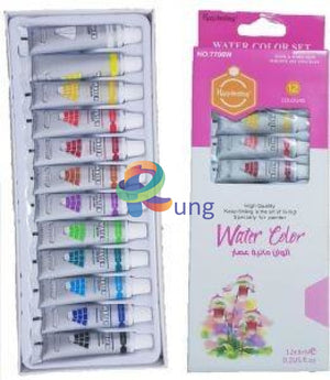 Keep Smile Water Color Set 12 X Ml Tubes Acrylic